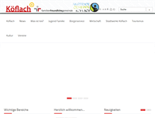 Tablet Screenshot of koeflach.at